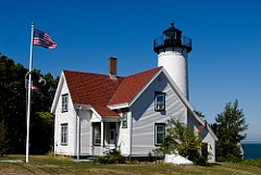 West Chop Light on Martha's Vineyard Island in Massachusetts